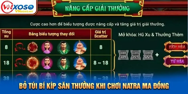Bỏ túi bí kíp săn thưởng khi chơi Natra Ma Đồng Bỏ túi bí kíp săn thưởng khi chơi Natra Ma Đồng